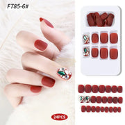 Press On Nails | F785 - 6 (24x Nails 24x Jelly Tabs & 1x Mini Nail File) Press On Nails