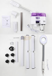 Professional 3-in-1 Facial Steamer - Hot & Cold Mist with Magnifying LED Lamp | E-33 Facial Steamer