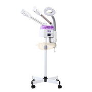 Professional 3-in-1 Facial Steamer - Hot & Cold Mist with Magnifying LED Lamp | E-33 Facial Steamer