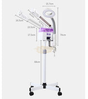 Professional 3-in-1 Facial Steamer - Hot & Cold Mist with Magnifying LED Lamp | E-33 Facial Steamer