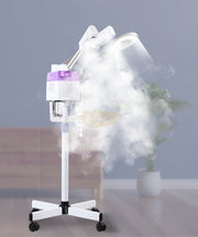 Professional 3-in-1 Facial Steamer - Hot & Cold Mist with Magnifying LED Lamp | E-33 Facial Steamer