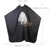 Professional Barber/Salon Cape With Phone Viewing Window.