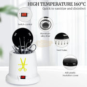 Professional Beauty Salon Tool Sterilizer with glass beads - White Sterilizer