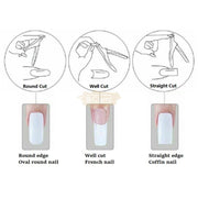 Professional Manicure Acrylic Nail Tip Cutter - Pink/Silver Nail Care