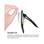 Professional Manicure Acrylic Nail Tip Cutter - Pink/Silver Nail Care