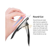 Professional Manicure Acrylic Nail Tip Cutter - Pink/Silver Nail Care