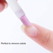 Professional Nail Dead Skin Cleaning Pen Quartz Grinding Stone Cuticle Pusher Nail Art Tool