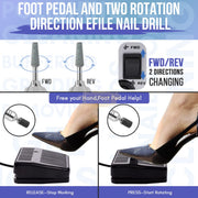 Professional Nail Drill Machine JD700 30 000 RPM 35W Nail Drill Machine