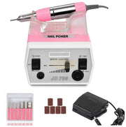 Professional Nail Drill Machine JD700 30 000 RPM 35W Pink Nail Drill Machine
