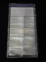 Professional Nail Tips Half Cover Stiletto Clear 100 Tips Box Nail Tips