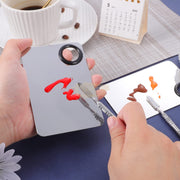 Professional Stainless Steel Cosmetic Palette with Spatula M-505 Nail Art Tool