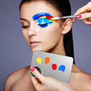 Professional Stainless Steel Cosmetic Palette with Spatula M-505 Nail Art Tool