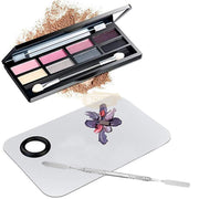 Professional Stainless Steel Cosmetic Palette with Spatula M-505 Nail Art Tool