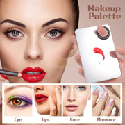 Professional Stainless Steel Cosmetic Palette with Spatula M-505 Nail Art Tool