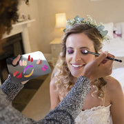 Professional Stainless Steel Cosmetic Palette with Spatula M-505 Nail Art Tool