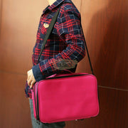 Professional Travel Makeup Bag with Compartments 40*28*12 cm- Rose (bag only) Makeup Bag