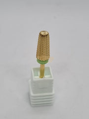 Professional Tungsten 5 in 1 Nail Drill Bits Gold Green (Coarse) Drill Bit