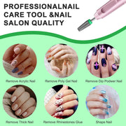 Professional Tungsten 5 in 1 Nail Drill Bits | Yellow(Extra Fine) Drill Bit