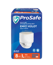 PROSAFE Pants Adult Diaper Std Large x8