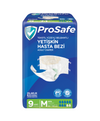 PROSAFE Tape Adult Diaper Medium x9