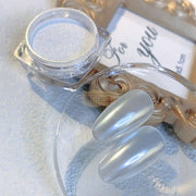 PS002 Pearl White Powder - Nail Polish Pearl White Powder
