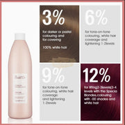 PURBRANDY Hair Oxidant Cream 9% 30Vol 1000ml | Hydrogen Peroxide Hair Oxidant / Developer