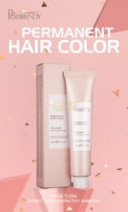 Purbrandy Violet Permanent Hair Color Cream 100ml | Low Ammonia Permanent Hair Color