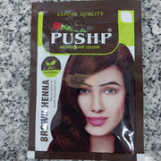 PUSHP 1 Pack Brown Henna Natural Hair Color 10g | Herbal Dye Natural Herbal Hair Color Powder