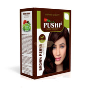PUSHP 1 Pack Brown Henna Natural Hair Color 10g | Herbal Dye Natural Herbal Hair Color Powder