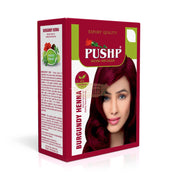 PUSHP 1 Pack Burgundy Henna Natural Hair Color 10g | Herbal Dye Natural Herbal Hair Color Powder