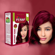 PUSHP 1 Pack Burgundy Henna Natural Hair Color 10g | Herbal Dye Natural Herbal Hair Color Powder