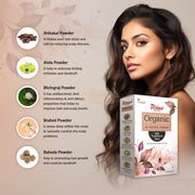 PUSHP Henna Hair Treatment Pack Organic Hair Powder 100g | Plant-Based Hair Powder