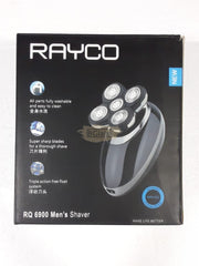 RAYCO SHAVER RQ6900 360 Rotary 5D Bald Head Shaver | USB Rechargeable