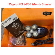 RAYCO SHAVER RQ6900 360 Rotary 5D Bald Head Shaver | USB Rechargeable