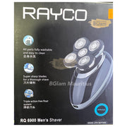 RAYCO SHAVER RQ6900 360 Rotary 5D Bald Head Shaver | USB Rechargeable