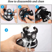 RAYCO SHAVER RQ6900 360 Rotary 5D Bald Head Shaver | USB Rechargeable