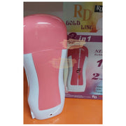 RD Gold Line Roll-On Wax Heater | Pink/White Body + Pink Cap Wax Heater
