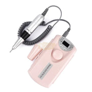 Rechargeable Nail Drill Machine 101 with LCD Display 30,000 RPM Pink Nail Drill Machine
