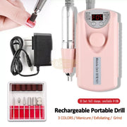 Rechargeable Nail Drill Machine 101 with LCD Display 30,000 RPM Nail Drill Machine