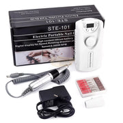 Rechargeable Nail Drill Machine 101 with LCD Display 30,000 RPM Nail Drill Machine