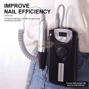 Rechargeable Nail Drill Machine 101 with LCD Display 30,000 RPM Nail Drill Machine