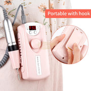 Rechargeable Nail Drill Machine 101 with LCD Display 30,000 RPM Nail Drill Machine