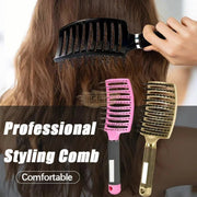 Red Vented Detangling Hair Brush | Blow-Dry & Styling Hair Brush