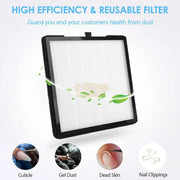 Replacement Filter for Professional Nail Dust Collector (filter only) Nail Dust Collector Filter