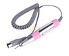 Replacement Pen for Professional Nail Drill Machine 35 000 RPM with Foot Pedal & LED Display Pink & Silver Nail Drill