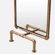 Retro Industrial Style Water Pipe Mirror | Bronze | 74*212cm Mirror