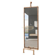 Retro Industrial Style Water Pipe Mirror | Bronze | 74*212cm Mirror