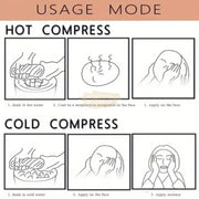 Reusable Hot/Cold Face Compress Towel Face Towel