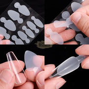 Reusable Silicone French Molds for Dual Form Full Cover Tips Polygel Forms