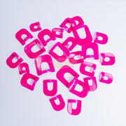 Reusable U-Shape Plastic Nail Polish Protector (26 pieces) Nail Protector